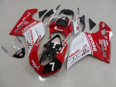 Banner 7 Ducati 848 1098 1198 2007-2014 Motorrad Verkleidungen