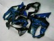 Blau Flammen Honda CBR 600 F4i 2001-2003 Motorrad Verkleidungen