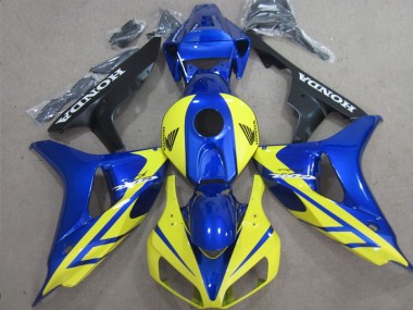 Blau Gelb Honda CBR 1000 RR 2006-2007 Motorrad Verkleidung