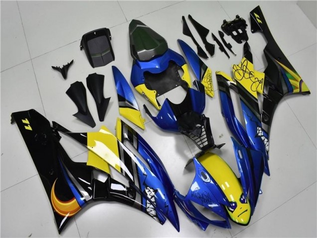 Blau Hai Yamaha R6 2006-2007 Motorrad Verkleidungen