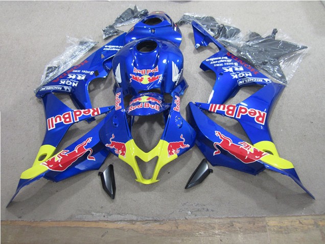 Blau Rot Bull Honda CBR 600 RR 2007-2008 Motorrad Verkleidungen