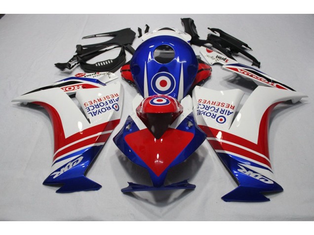 Blau Rot Royal Air Force Reserves Honda CBR 1000 RR 2012-2016 Motorrad Verkleidungen