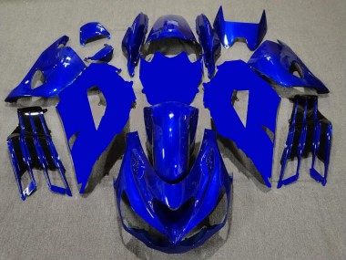 Blau Schwarz Kawasaki ZX14R ZZR 1400 2012-2021 Motorrad Verkleidungen