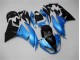 Blau Schwarz Kawasaki ZX6R 2009-2012 Motorrad Verkleidung