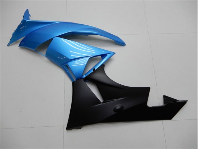 Blau Schwarz Kawasaki ZX6R 2009-2012 Motorrad Verkleidung