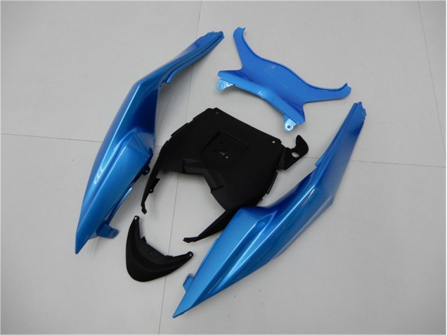 Blau Schwarz Kawasaki ZX6R 2009-2012 Motorrad Verkleidung