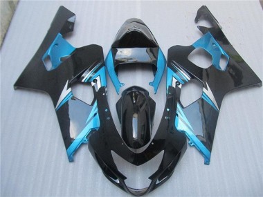 Blau Schwarz Suzuki GSXR 600 / 750 K4 2004-2005 Motorrad Vollverkleidung