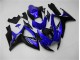 Blau Schwarz Suzuki GSXR 600 / 750 K6 2006-2007 Motorrad Verkleidungen & Plastik