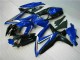 Blau Schwarz Suzuki GSXR 600 / 750 K8 2008-2010 Motorrad Verkleidung