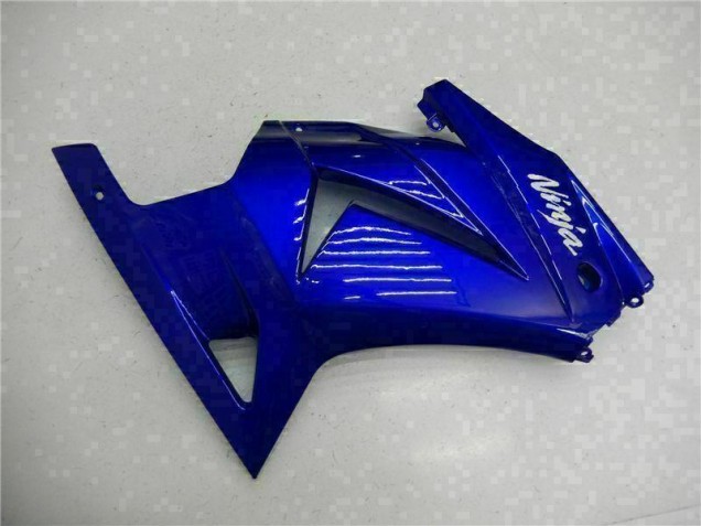 Blau Schwarz Weiß Ninja Kawasaki EX250 2008-2012 Motorrad Verkleidung