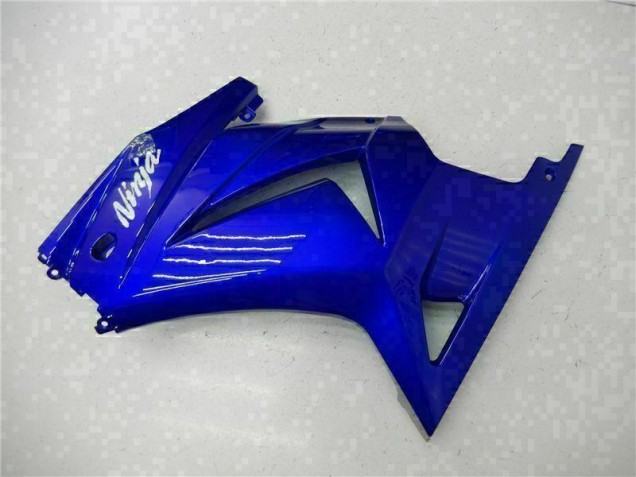 Blau Schwarz Weiß Ninja Kawasaki EX250 2008-2012 Motorrad Verkleidung