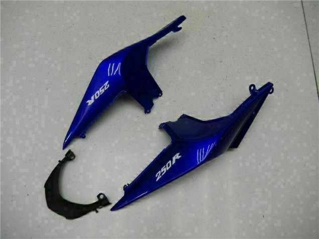 Blau Schwarz Weiß Ninja Kawasaki EX250 2008-2012 Motorrad Verkleidung