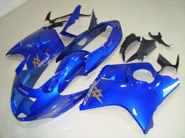 Blau Schwarzbird Honda CBR 1100 XX Blackbird 1996-2007 Motorrad Verkleidungen