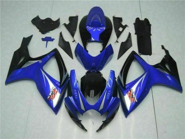 Blau Suzuki GSXR 600 / 750 K6 2006-2007 MotorradVerkleidungen Plastik Kits