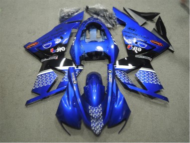 Blau Touch4 Kawasaki ZX10R 2003-2005 Motorrad Verkleidungen