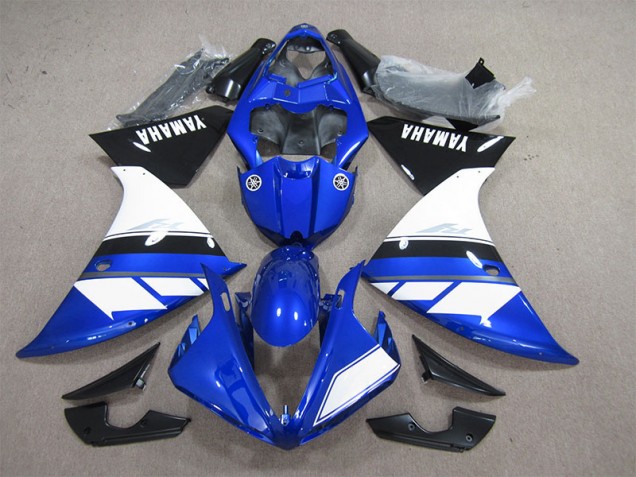 Blau Weiß Kawasaki ZX14R ZZR 1400 2006-2011 Motorrad Verkleidungen