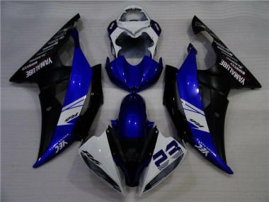 Blau Weiß Schwarz YEC 23 Yamaha R6 2008-2016 Motorrad Verkleidungen