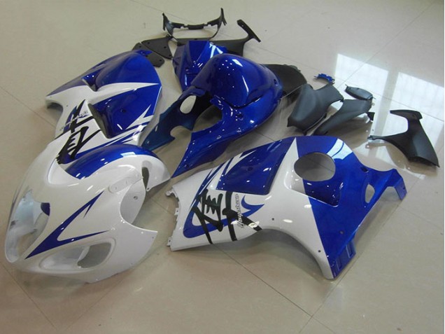 Blau Weiß Suzuki GSXR 1300 Hayabusa 1996-2007 Motorrad Verkleidungen