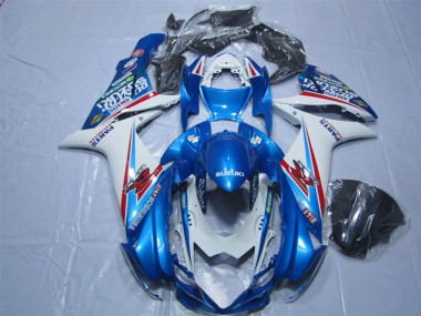 Blau Weiß Suzuki GSXR 600 K11 2011-2024 Motorrad Verkleidungen