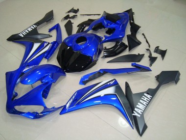 Blau Weiß Yamaha R1 2007-2008 Motorrad Verkleidung