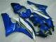 Blau Weiß Yamaha R6 2006-2007 Motorrad Verkleidungen