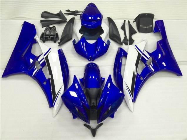 Blau Weiß Yamaha R6 2006-2007 Motorrad Verkleidungen & Plastik