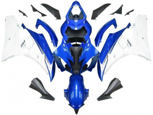 Blau Weiß Yamaha R6 2006-2007 Motorrad Vollverkleidung