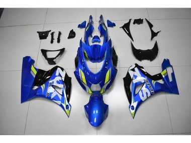 Blau Weißer Aufkleber Suzuki GSXR 1000 2017-2023 Motorrad Verkleidungen