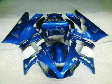 Blau Yamaha R1 2000-2001 Motorrad Verkleidungen Komplett Sets