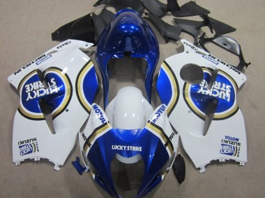 Blaus Motul Weiß Lucky Strike Suzuki GSXR 1300 Hayabusa 1996-2007 Motorrad Verkleidungen