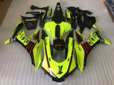 Gelb Dragon Aufkleber Yamaha R1 2015-2019 Motorrad Verkleidungen