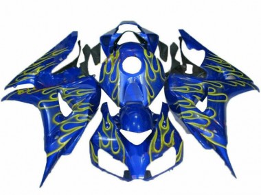 Gelb Flamme Blau Honda CBR 1000 RR 2006-2007 Motorrad Verkleidungen