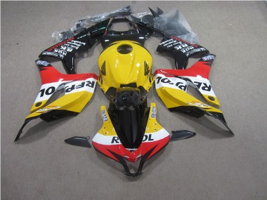 Gelb Repsol Honda CBR 1000 RR 2004-2005 Motorrad Verkleidungen