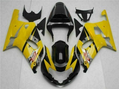 Gelb Suzuki GSXR 600 / 750 K1 K2 K3 2001-2003 Motorrad Verkleidung