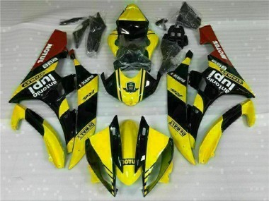 Gelb Yamaha R6 2006-2007 Motorrad Verkleidungen Komplett Sets