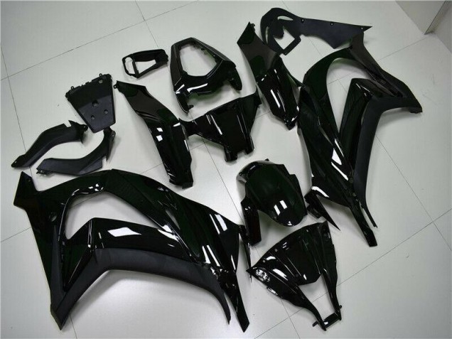 Glänzend Schwarz Kawasaki ZX10R 2011-2015 Motorrad Verkleidungen