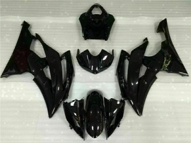 Glänzend Schwarz Yamaha R6 2008-2016 Motorrad Verkleidungen