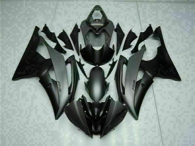 Grau Schwarz Yamaha R6 2008-2016 Motorrad Verkleidungen