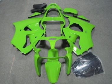 Grün Kawasaki ZX6R 2000-2002 Motorrad Vollverkleidung