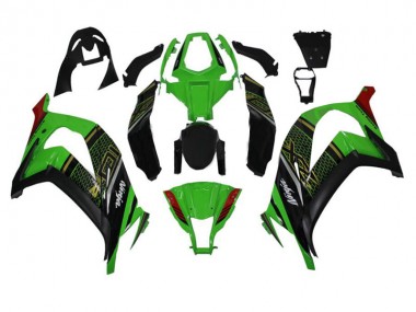 Grün Schwarz Kawasaki ZX10R 2011-2015 Motorrad Verkleidungen