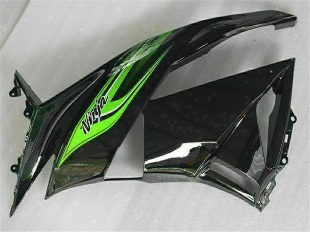 Grün Schwarz Kawasaki ZX6R 2009-2012 Motorrad Verkleidung