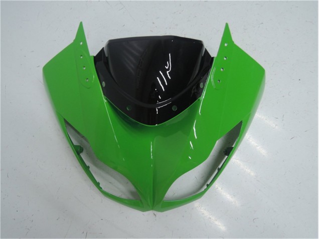 Grün Schwarz Kawasaki ZX6R 2009-2012 Motorrad Vollverkleidung