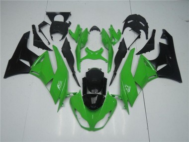 Grün Schwarz Kawasaki ZX6R 2009-2012 Motorrad Vollverkleidung