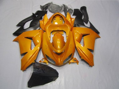 Orange Kawasaki ZX10R 2006-2007 Motorrad Verkleidung