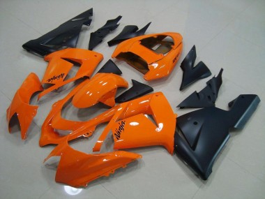 Orange Matt Schwarz Kawasaki ZX10R 2003-2005 Motorrad Verkleidungen