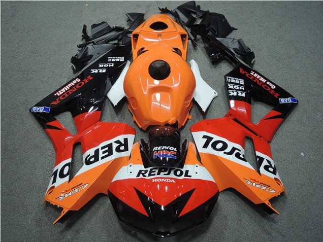 Orange Repsol HRC Honda CBR 600 RR 2013-2021 Motorrad Verkleidungen