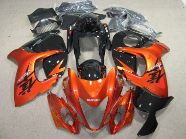 Orange Schwarz Suzuki GSXR 1300 Hayabusa 2008-2019 Motorrad Verkleidung