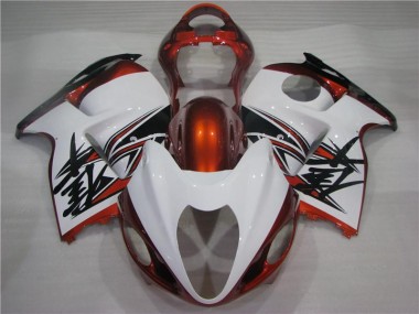 Orange Silber Schwarz Suzuki GSXR 1300 Hayabusa 1996-2007 Motorrad Verkleidungen