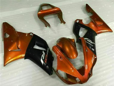 Orange Yamaha R1 2000-2001 Motorrad Verkleidung