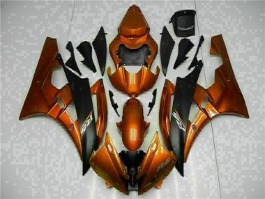 Orange Yamaha R6 2006-2007 Motorrad Verkleidungen